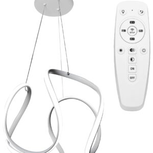 Toolight Moderní LED závěsné stropní svítidlo + dálkové ovládání APP388-CP