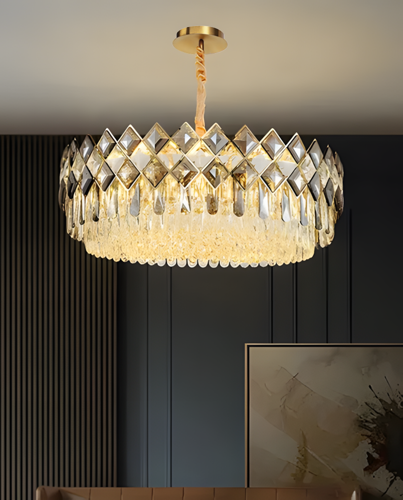 Toolight Moderní designové osvětlení Crystal APP1540-8CP60 Gold - Obrázek 2