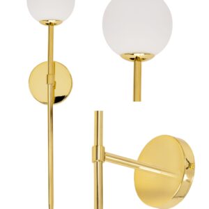 Toolight Moderní nástěnná lampa 75cm APP580-1W ZLATÁ