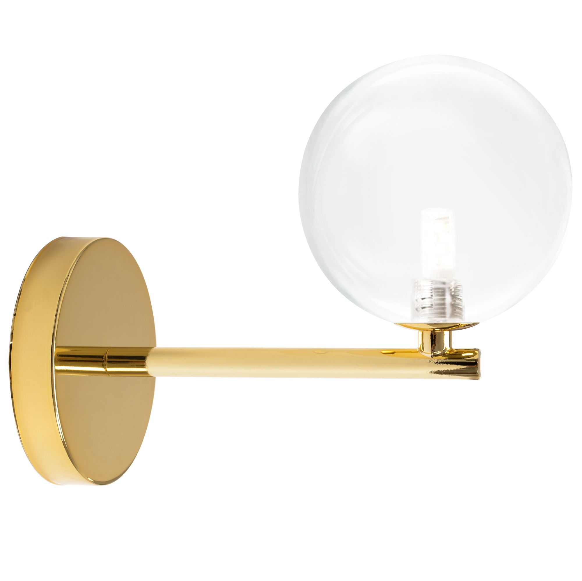 Toolight Moderní nástěnná lampa APP1161-1W Zlatá - Obrázek 2