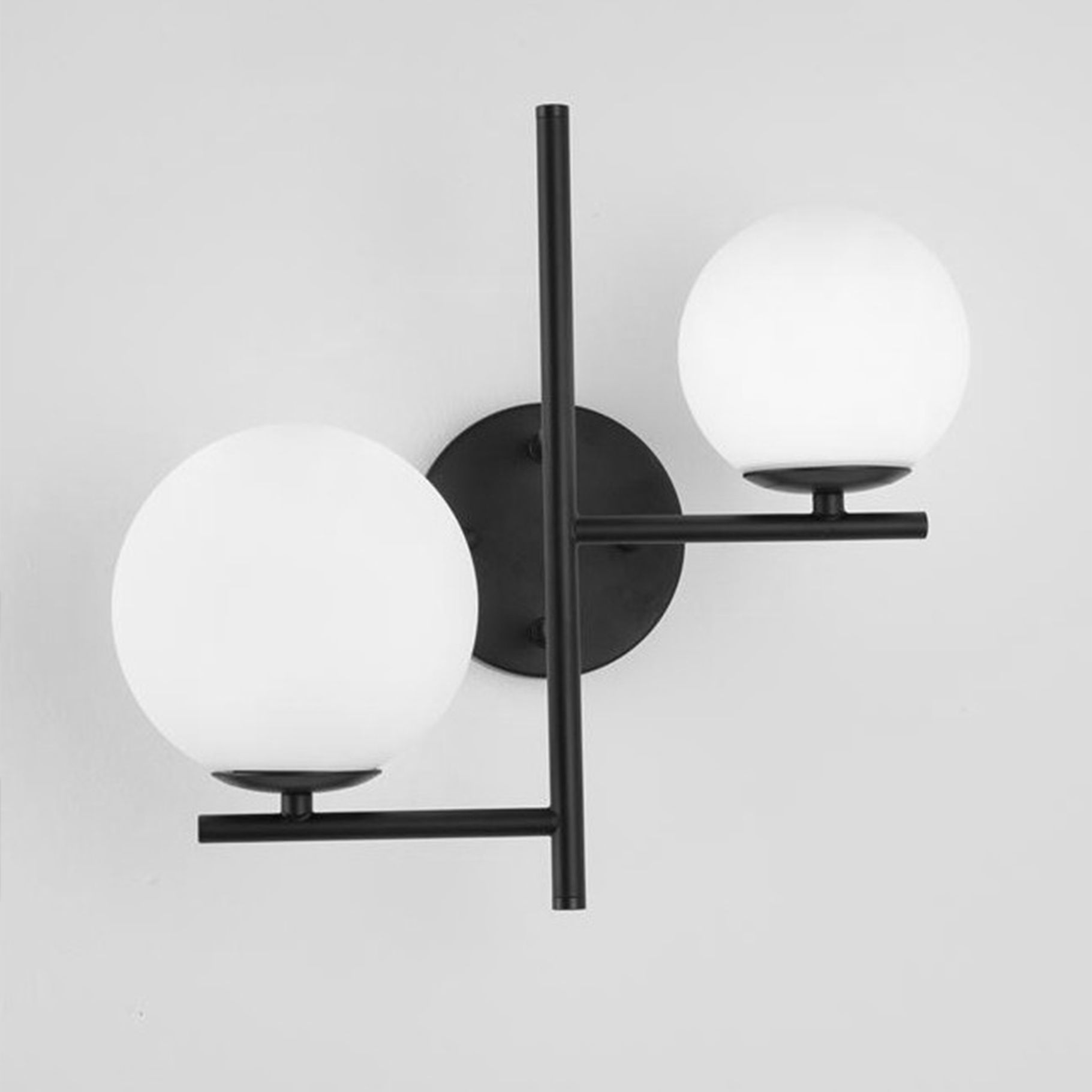 Toolight Moderní nástěnná lampa APP1170-2W Black - Obrázek 2