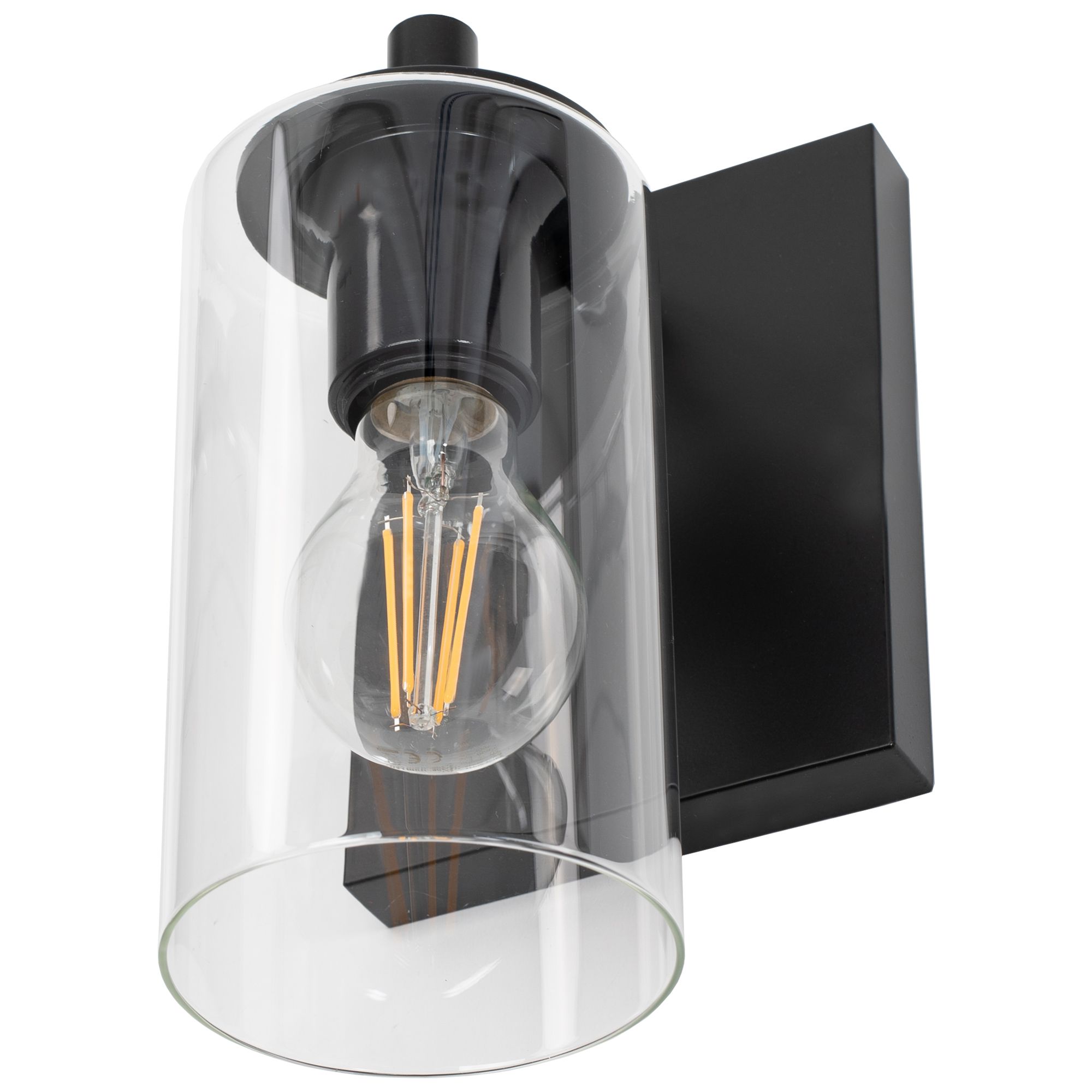 Toolight Moderní nástěnná lampa APP1222-1W Black - Obrázek 2