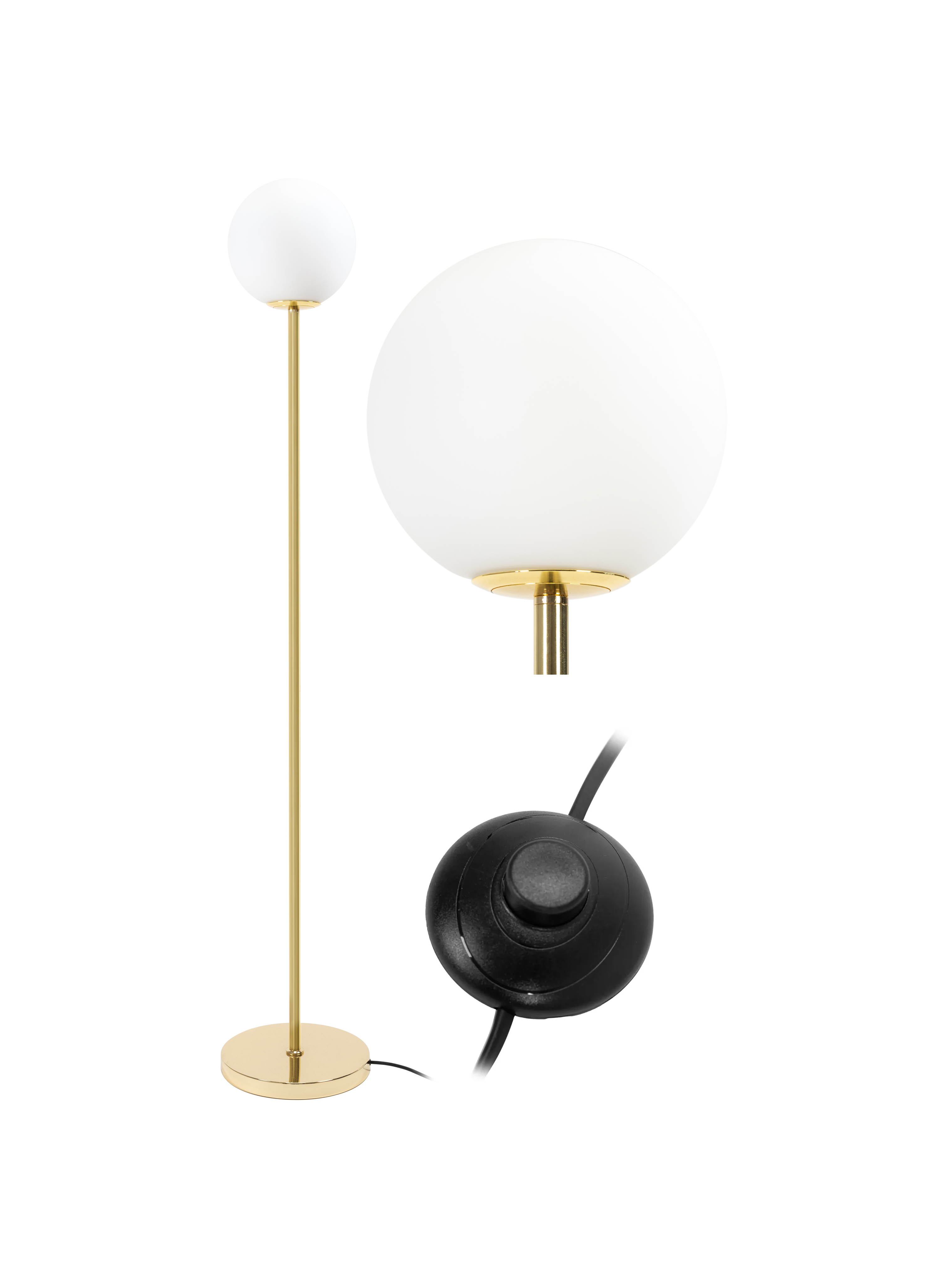 Toolight Moderní nástěnná lampa Loft 392229 zlatá