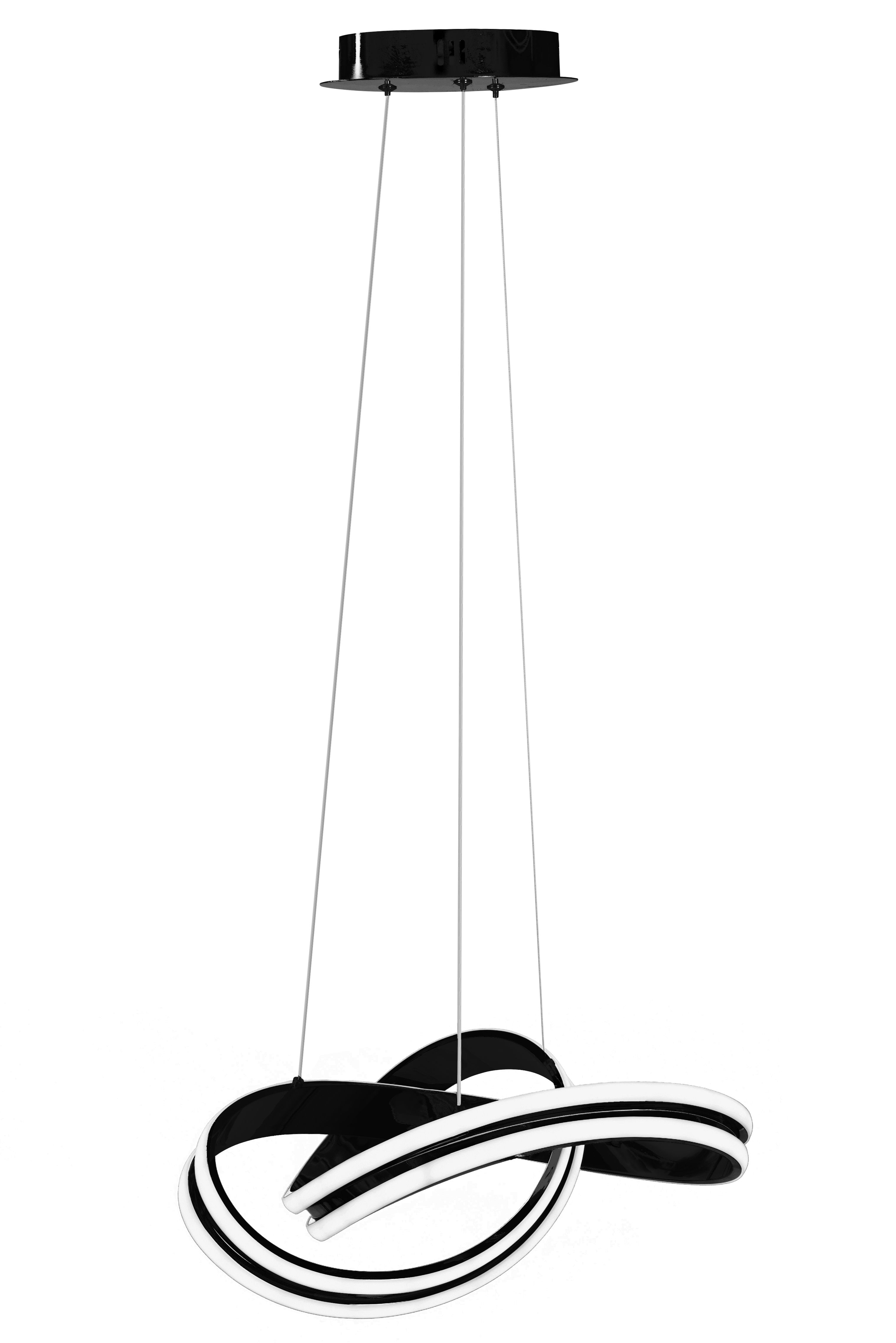 Toolight Moderní stropní svítidlo LED + PILOT APP817-CP Black - Obrázek 2