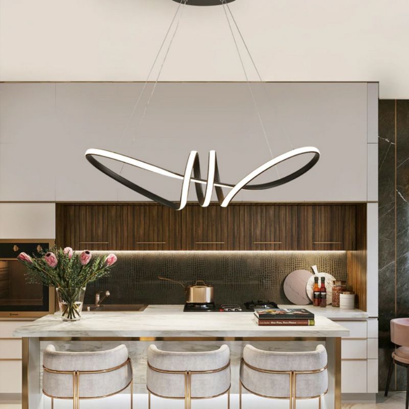 Toolight Moderní stropní svítidlo LED + dálkové ovládání APP823-CP Black - Obrázek 2