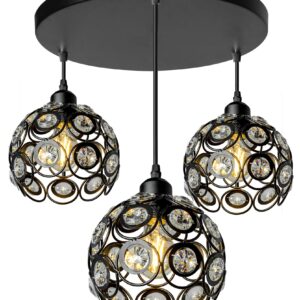 Toolight Moderní závěsná křišťálová lampa APP209-3CPR