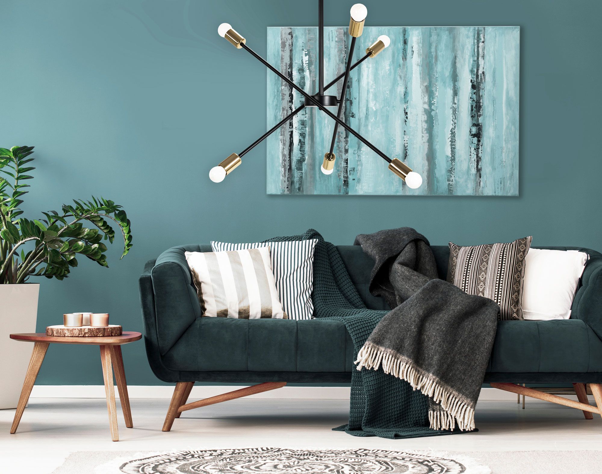 Toolight Moderní závěsné svítidlo APP1116-6CP - Obrázek 2
