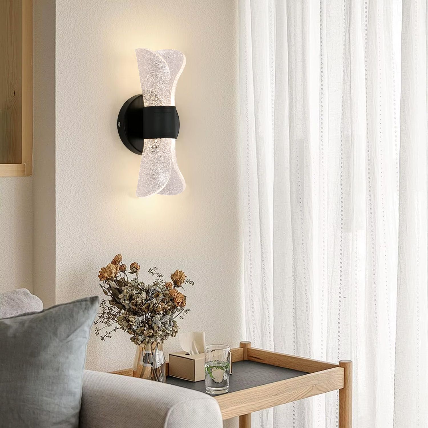 Toolight Nástěnné LED osvětlení Elegant G029-W černé - Obrázek 2