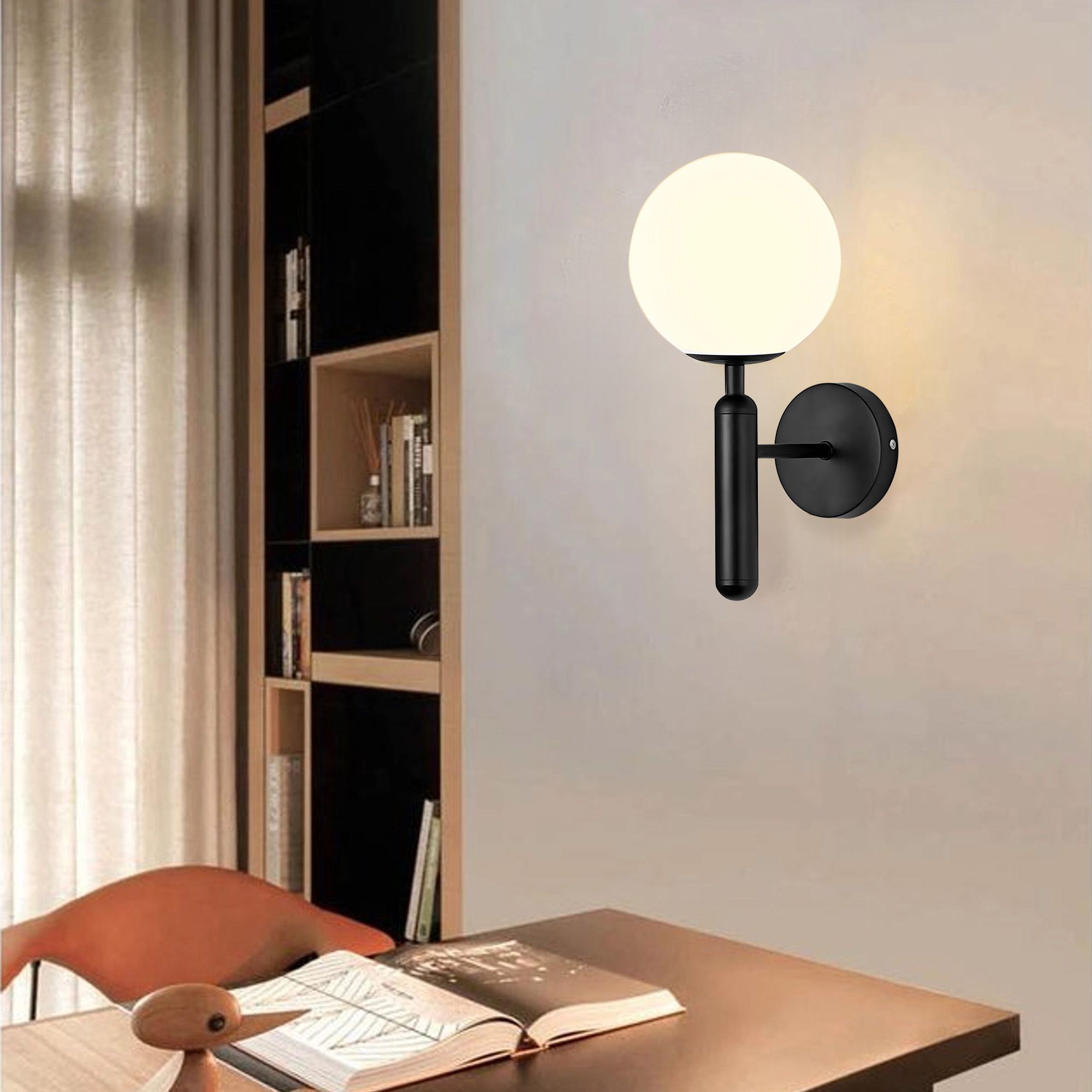 Toolight Nástěnné osvětlení Industrial G097-1W černé