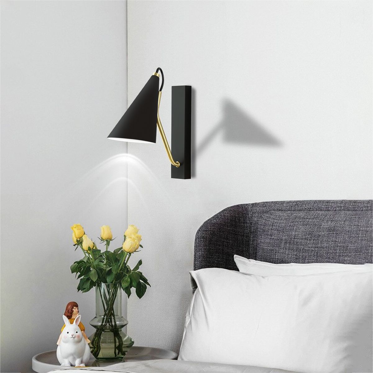 Toolight Nástěnné svítidlo APP1142-1W Black - Obrázek 2