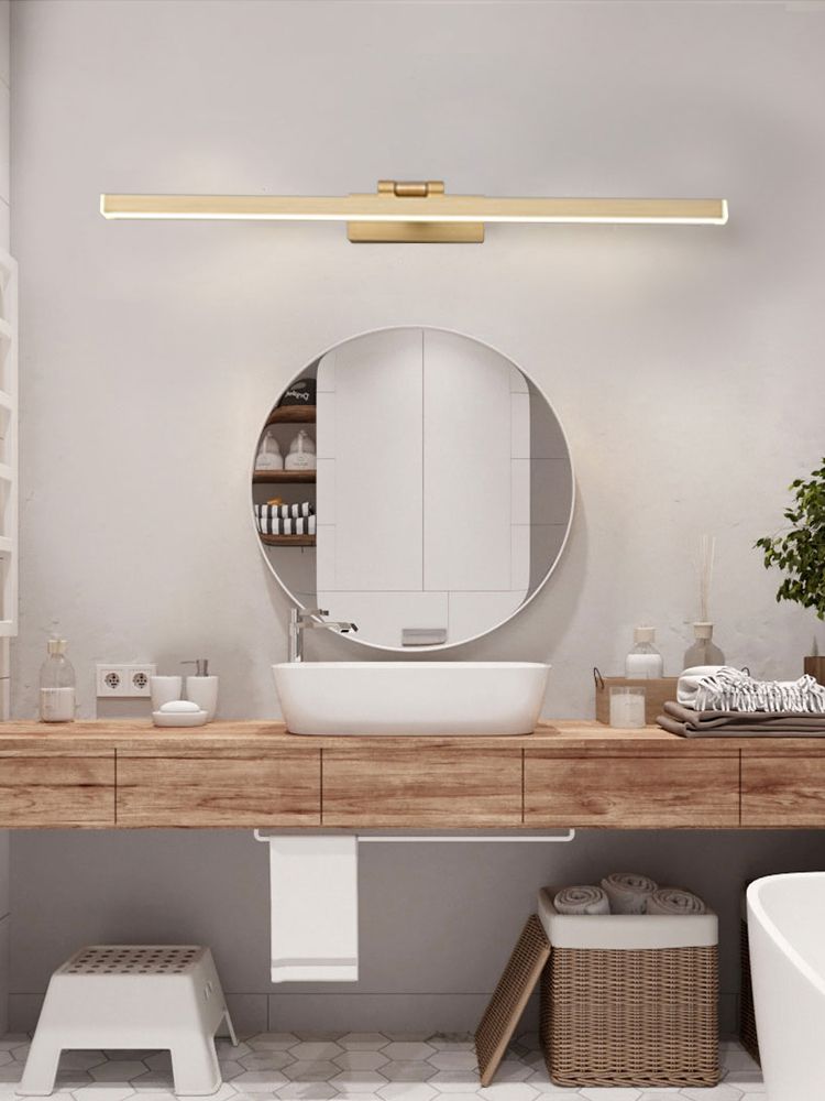 Toolight Nástěnné svítidlo Zlaté 40cm APP833-1W - Obrázek 2