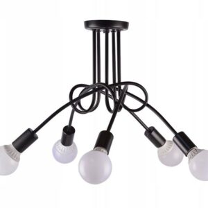 Toolight Osvětlení Lamp Paradise 5 Black 392252