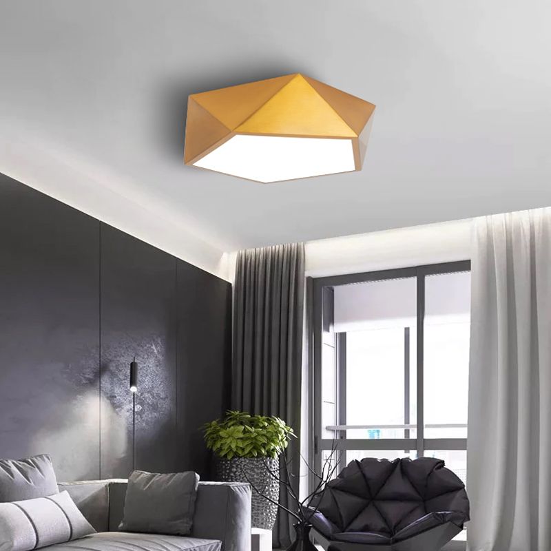 Toolight Plafónová lampa Diamond APP875-C 30 cm zlatá - Obrázek 2