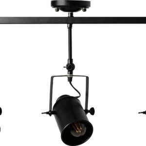 Toolight Reflektorová trojitá stropní nástěnná lampa bodová černá E27 APP487-3C