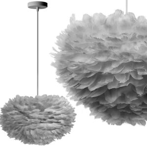 Toolight Šedá závěsná lampa APP334-3CP