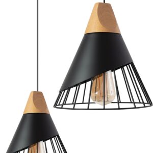 Toolight Skandinávské kovové závěsné stropní svítidlo APP223-1CP