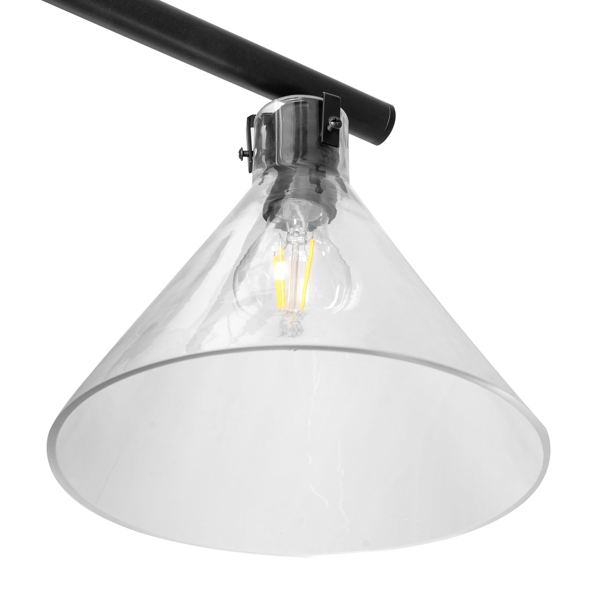Toolight Skleněná stropní svítilna APP318-3CP - Obrázek 2