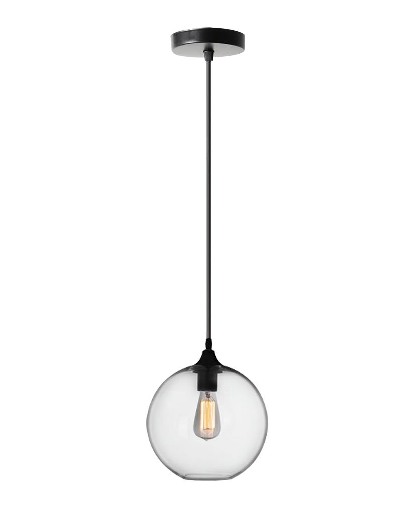 Toolight Skleněná závěsná stropní lampa APP311-1CP Loft - Obrázek 2