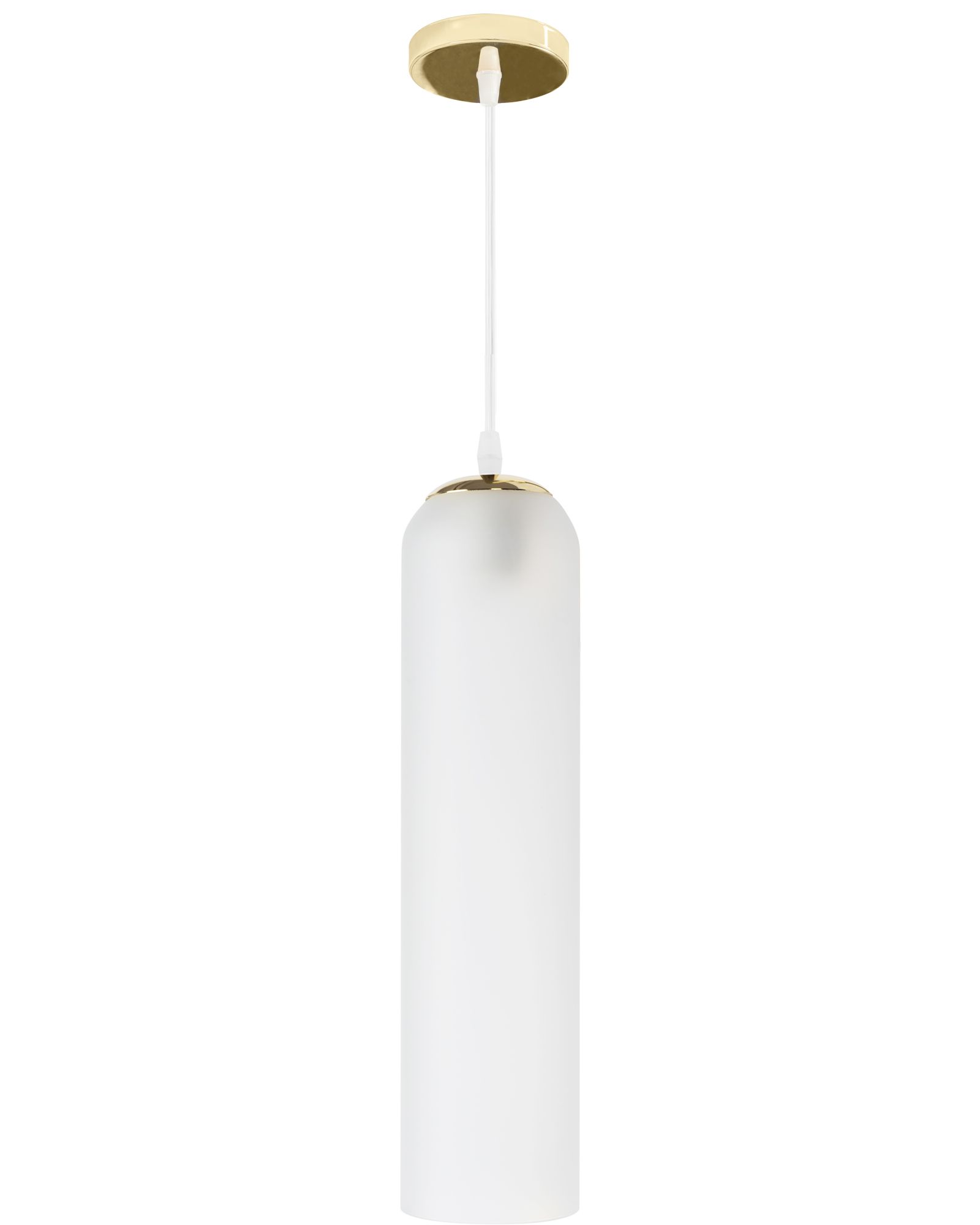 Toolight Skleněné závěsné stropní svítidlo APP665-1CP White - Obrázek 2