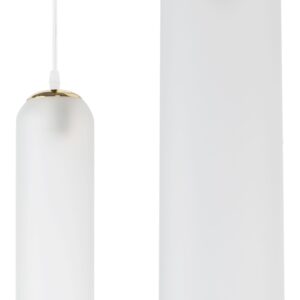 Toolight Skleněné závěsné stropní svítidlo APP665-1CP White