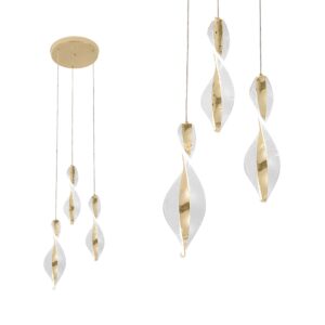 Toolight Spirálovité LED osvětlení G028-3CP zlaté