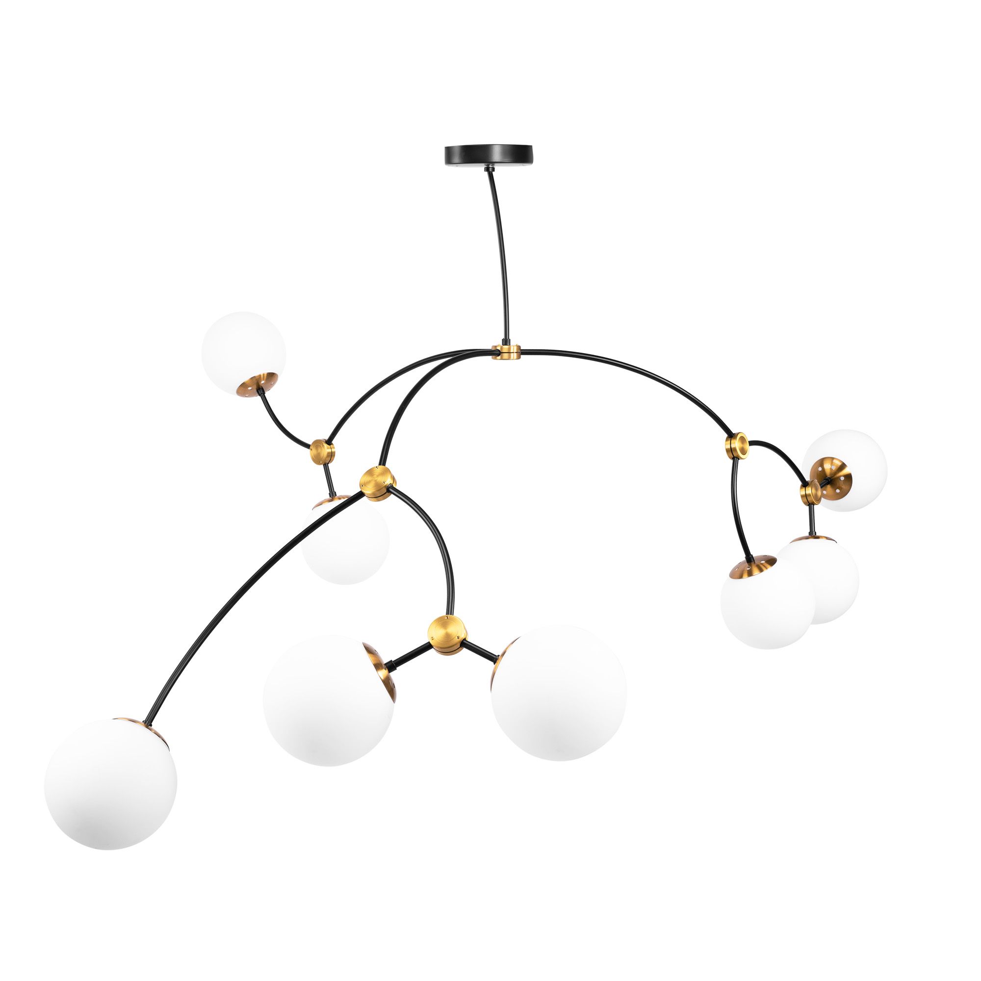 Toolight Stropní designové osvětlení BLACK MAT APP1673-8CP - Obrázek 2