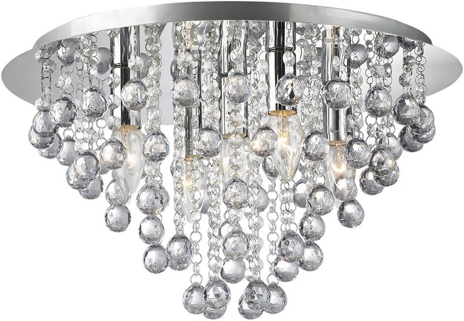 Toolight Stropní křišťálová lampa Plafon APP514-5C Cristal