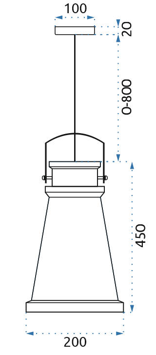 Toolight Stropní lampa ASTI A černá / zlatá - Obrázek 2
