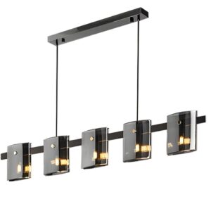 Toolight Stropní osvětlení Modern Black APP1706-5CP GREY