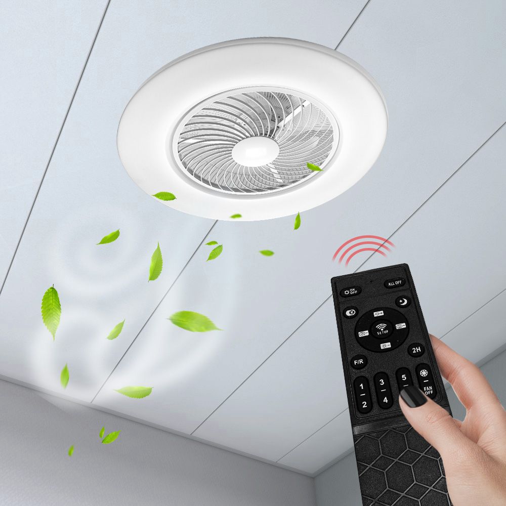 Toolight Stropní osvětlení s ventilátorem Bílé APP1551-C - Obrázek 2