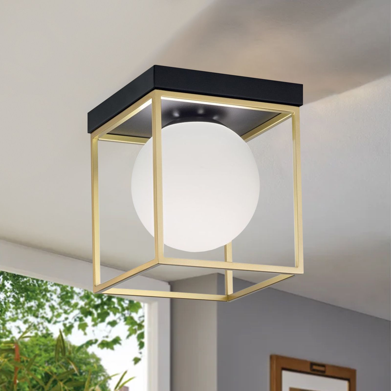 Toolight Stropní plafonové svítidlo APP1166-1C Gold White - Obrázek 2
