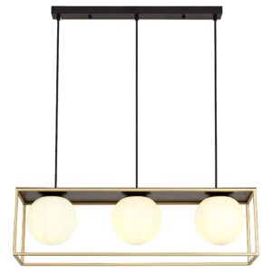 Toolight Stropní plafonové svítidlo Black Gold APP1164-3CP