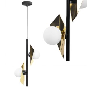 Toolight Stropní svítidlo APP1410-CP BLACK GOLD