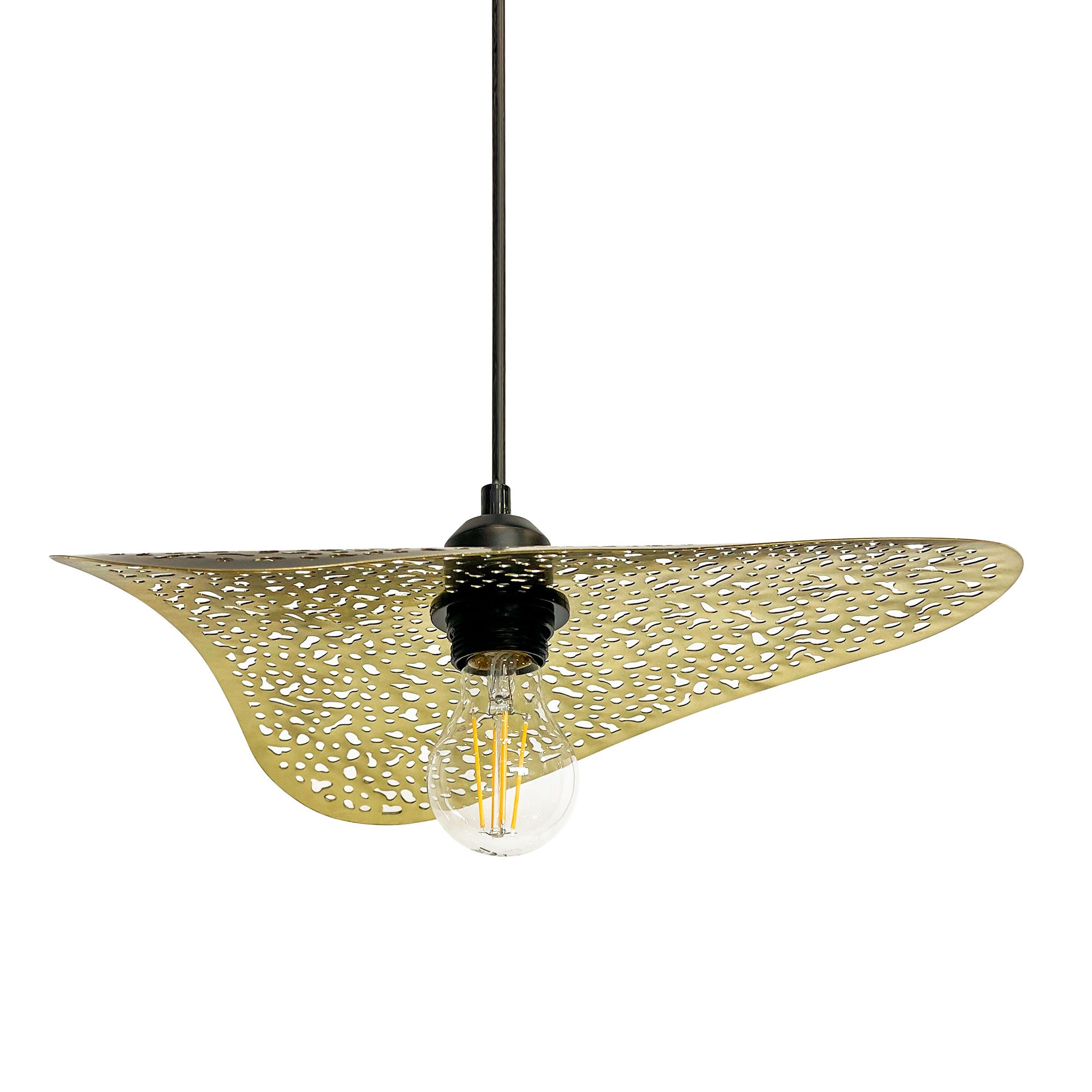 Toolight Stropní svítidlo APP1467-1CP BLACK/GOLD - Obrázek 2