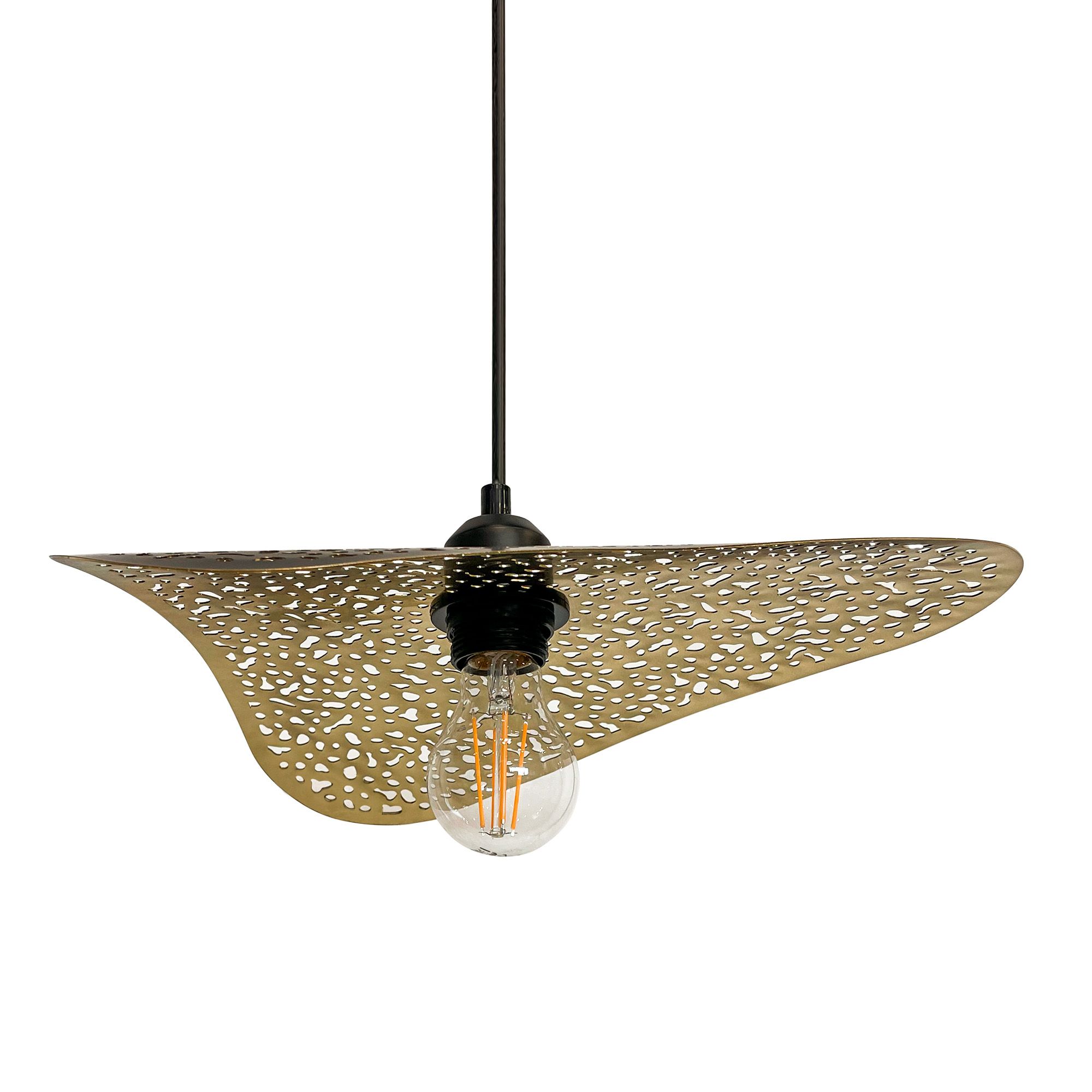 Toolight Stropní svítidlo APP1468-1CP BLACK/OLD GOLD - Obrázek 2