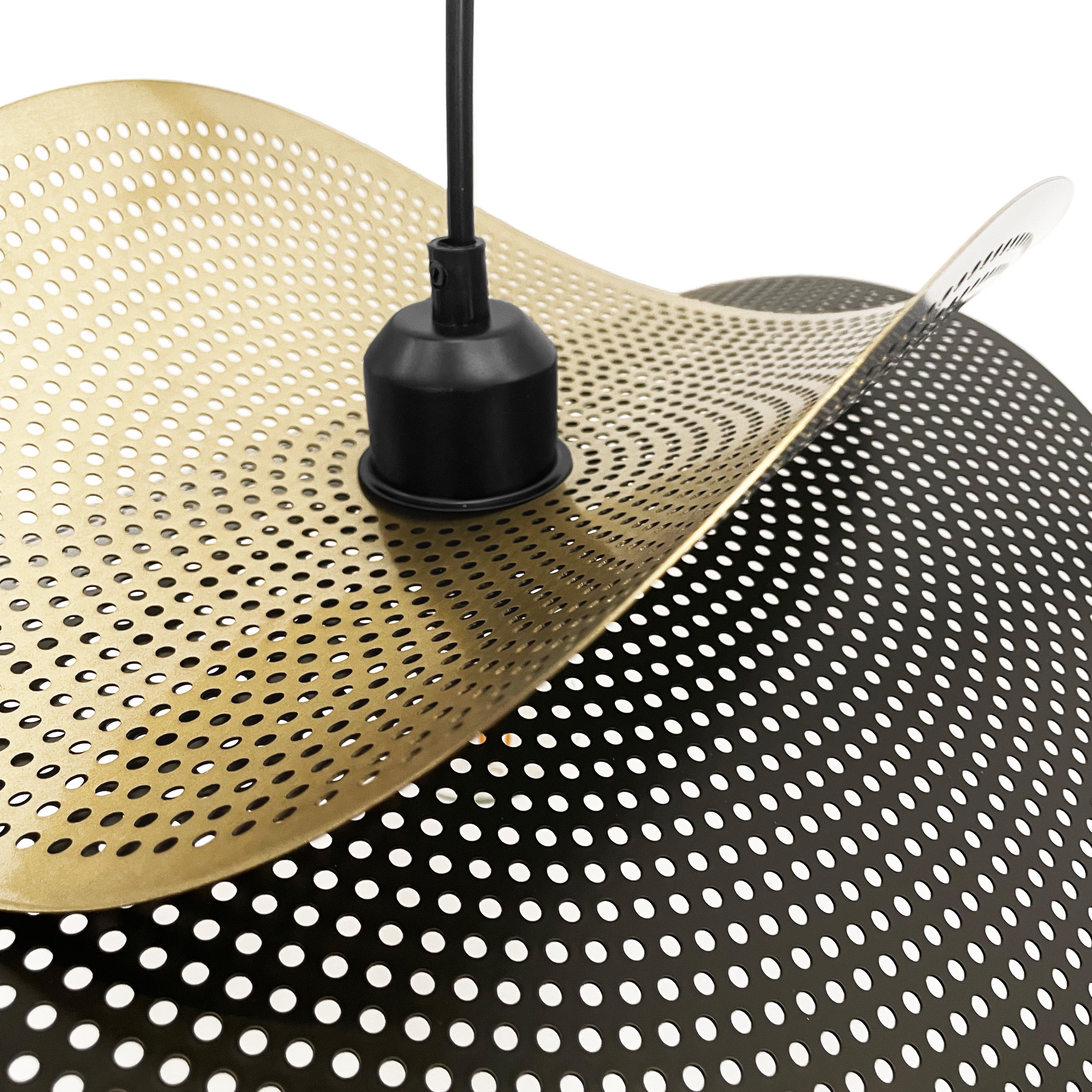 Toolight Stropní svítidlo APP1471-1CP black/gold - Obrázek 2