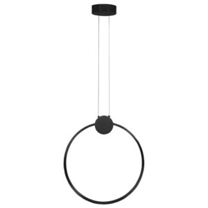 Toolight Stropní svítidlo LED APP1395-CP BLACK 40cm