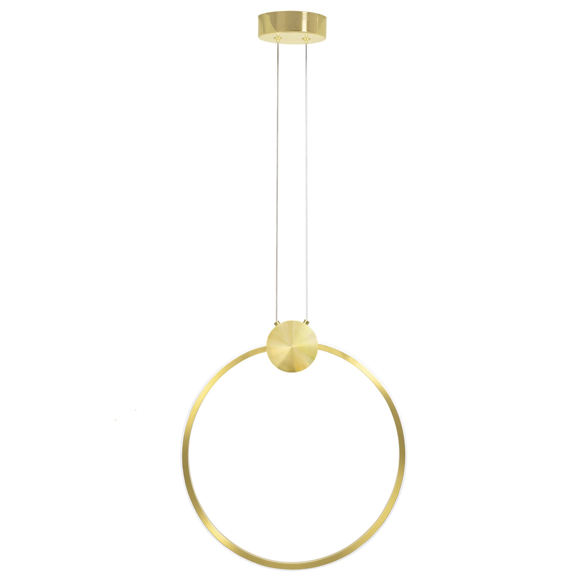 Toolight Stropní svítidlo LED APP1396-CP GOLD 40cm
