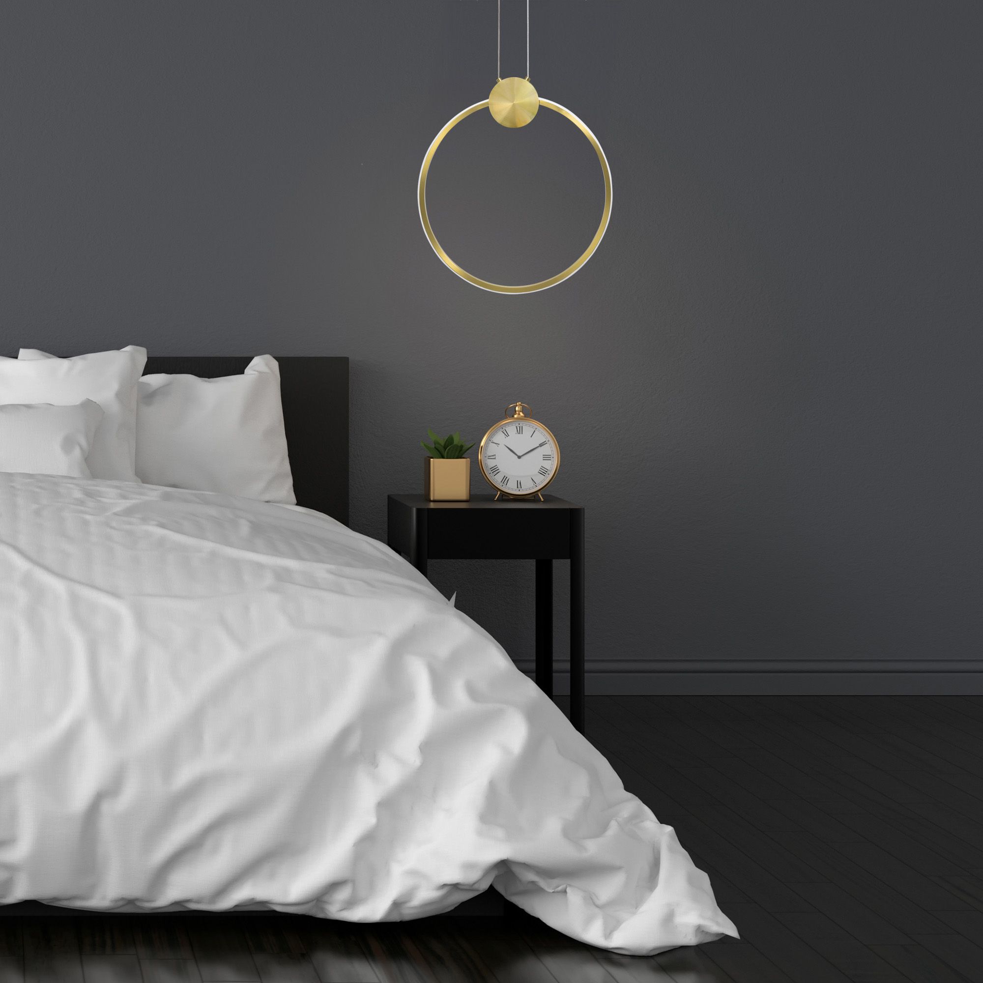 Toolight Stropní svítidlo LED APP1399-CP GOLD 50cm - Obrázek 2