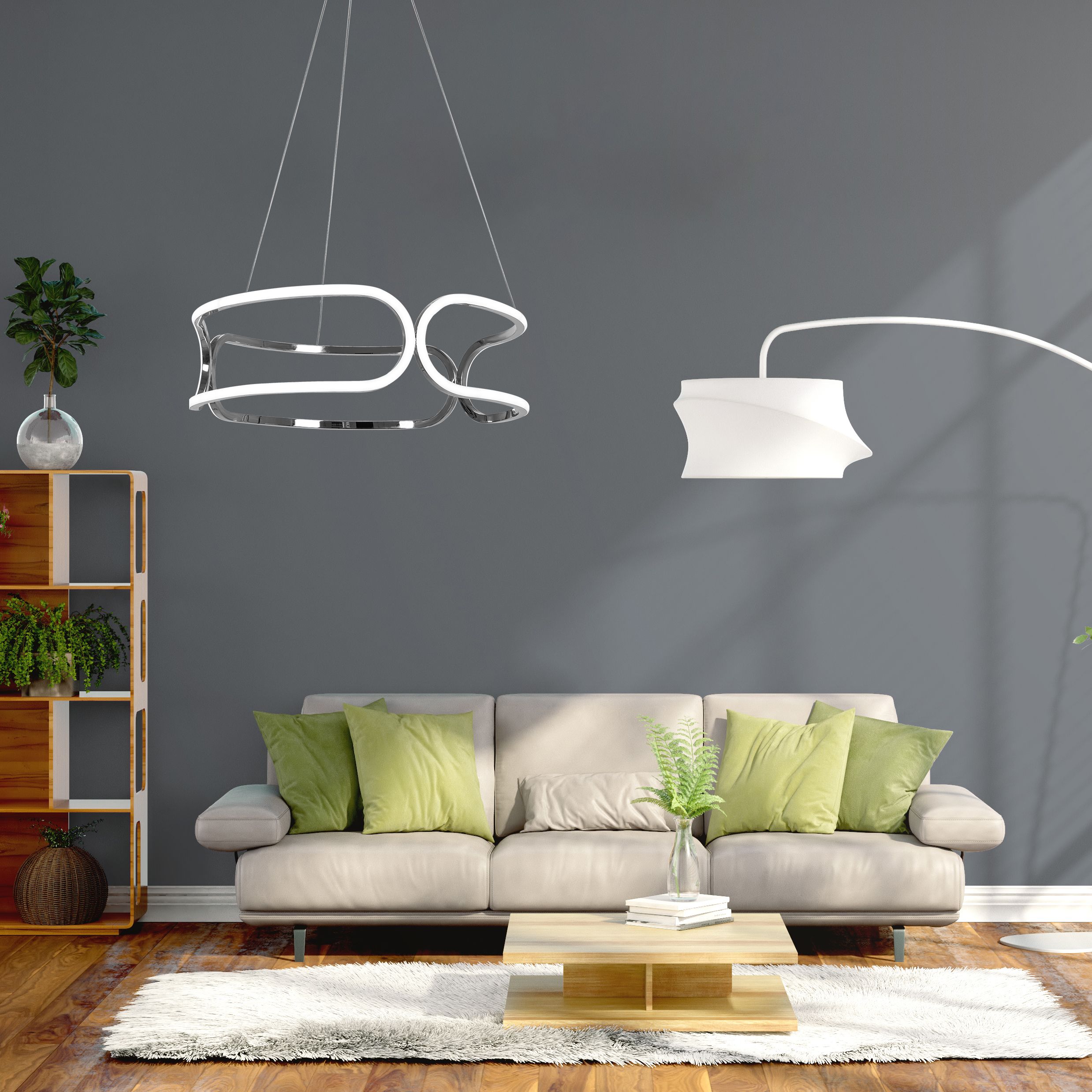 Toolight Stropní svítidlo s dálkovým ovládáním LED Plafond APP792-CP - Obrázek 2