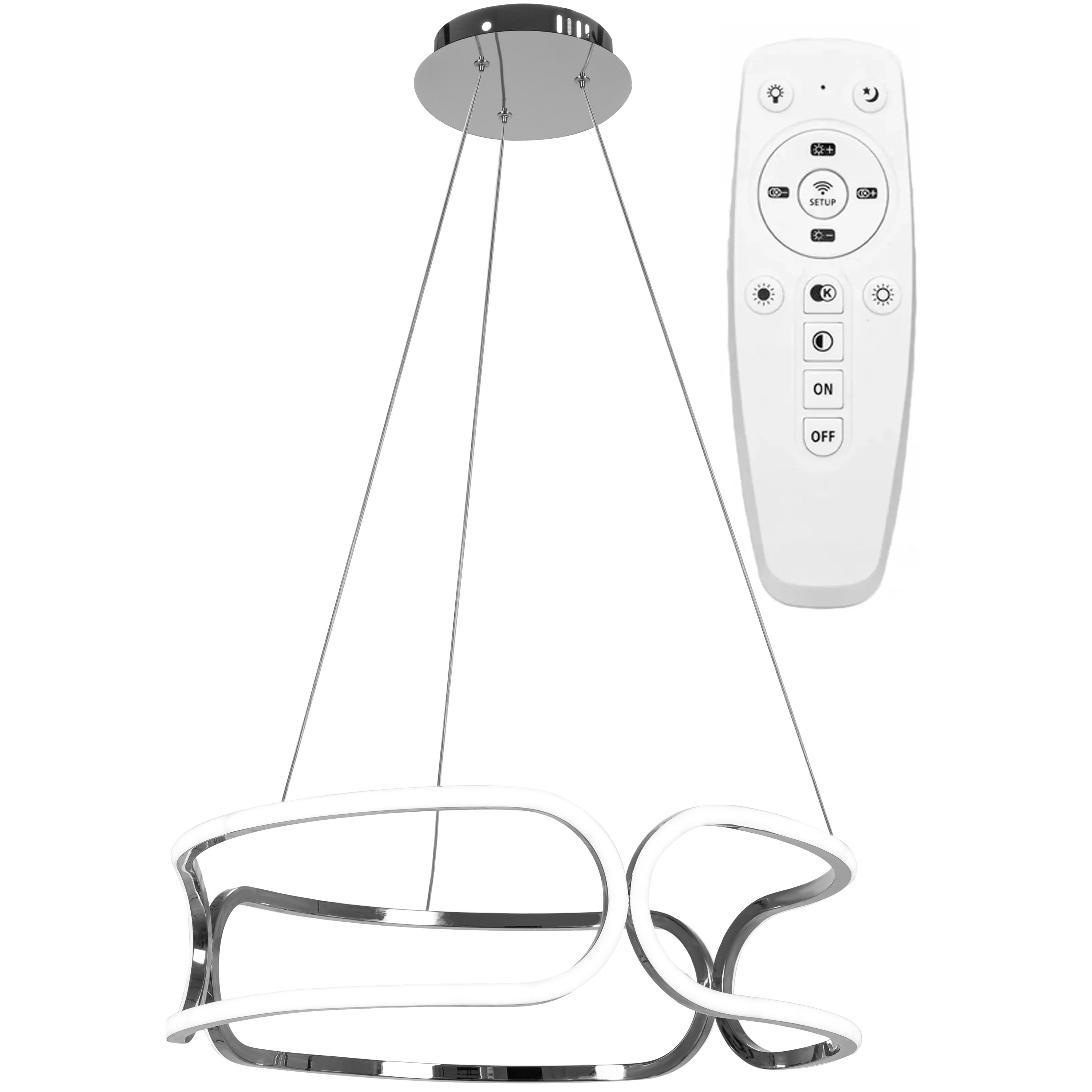 Toolight Stropní svítidlo s dálkovým ovládáním LED Plafond APP792-CP