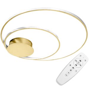 Toolight Stropní svítidlo s dálkovým ovládáním Plafon LED APP803-C Zlatá