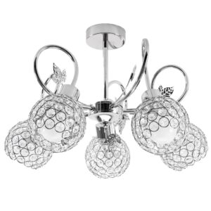 Toolight Stropní svítidlo s křišťálovými prvky 392183