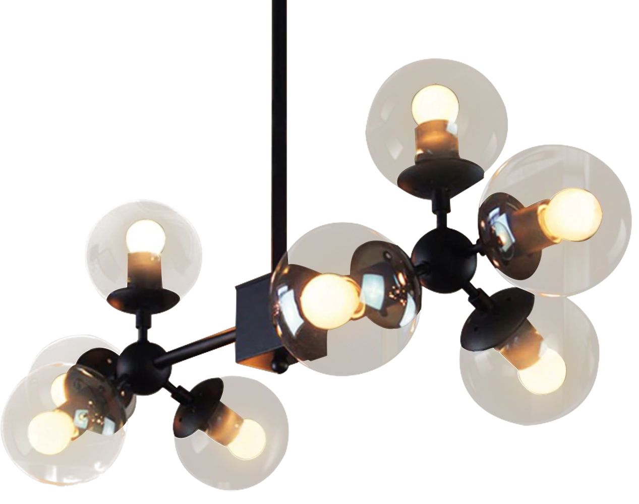 Toolight Stropní závěsná lampa 8 kuliček APP269-8C