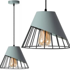 Toolight Stropní závěsné osvětlení kovové APP229-1CP šedé