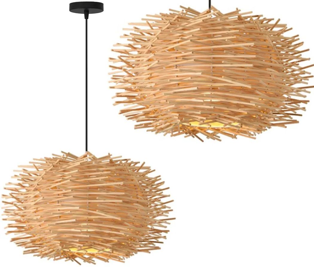 Toolight Stropní závěsné svítidlo BOHO NATURAL APP1486-1CP