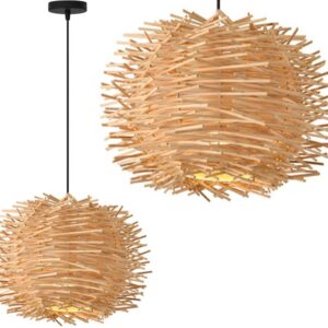 Toolight Stropní závěsné svítidlo BOHO Natural APP883-1CP