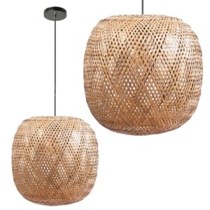 Toolight Stropní závěsné svítidlo Boho Natural APP1326-1CP