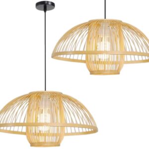 Toolight Stropní závěsné svítidlo Boho Natural APP887-1CP