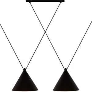 Toolight Stropní závěsné svítidlo ve stylu Loft APP548-2CP Black